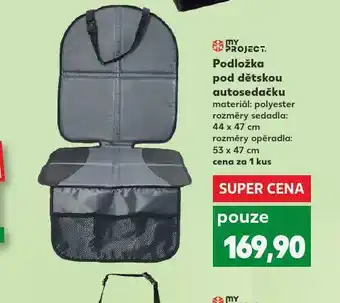 Kaufland Podložka pod dětskou autosedačku nabídka
