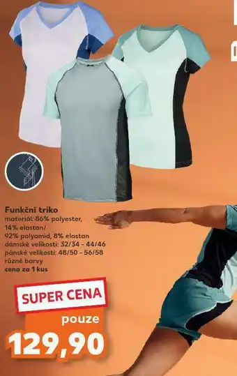 Kaufland Funkční triko pánské nabídka