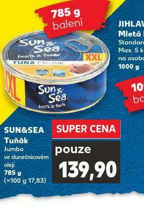 Kaufland Sun&amp;sea tuňák nabídka