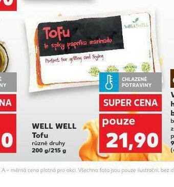 Kaufland Well well tofu nabídka