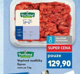 Kaufland Vepřové nudličky gyros nabídka