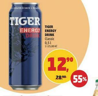 Penny Market Tiger energy drink nabídka