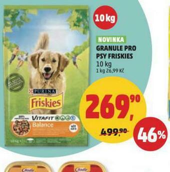 Penny Market Friskies granule pro psy nabídka