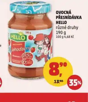 Penny Market Hello dětská ovocná přesnídávka nabídka