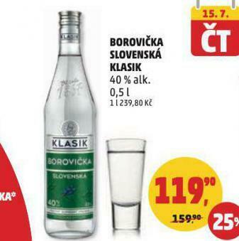 Penny Market Borovička slovenská klasik nabídka