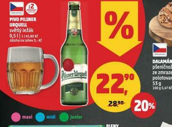 Penny Market Pivo pilsner urquell nabídka
