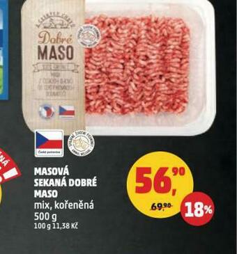 Penny Market Masová sekaná mix, kořeněná nabídka
