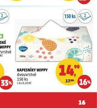 Penny Market Kapesníky wippy nabídka