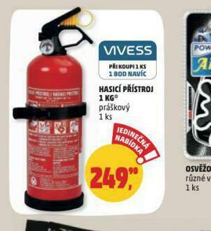 Penny Market Hasicí přístroj nabídka