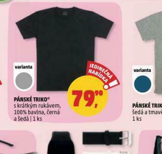 Penny Market Pánské triko nabídka
