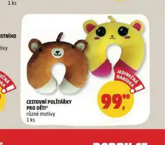 Penny Market Cestovní polštářek pro děti nabídka