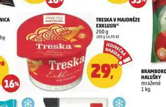 Penny Market Treska v majonéze exklusiv nabídka