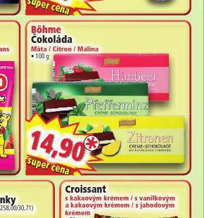Norma Böhme čokoláda nabídka