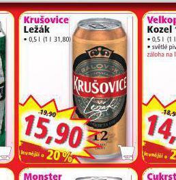 Norma Pivo krušovice 12 královský ležák nabídka