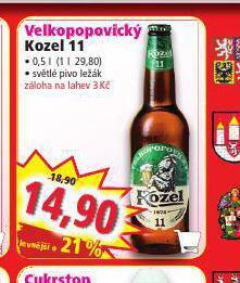 Norma Pivo velkopopovický kozel 11 nabídka