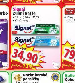 Norma Signal zubní pasta nabídka