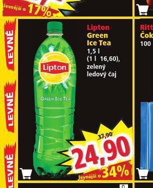 Norma Lipton green ice tea nabídka