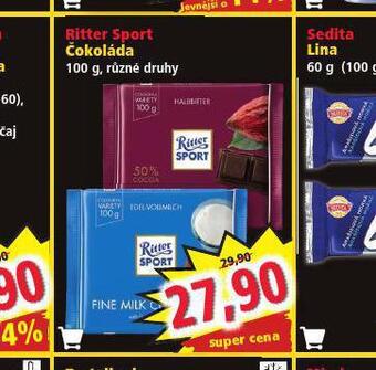 Norma Ritter sport čokoláda nabídka