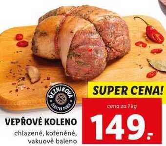 Lidl Vepřové koleno, cena za 1 kg nabídka