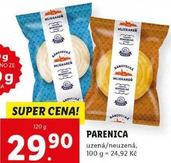 Lidl Parenica, 120 g nabídka