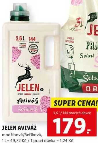 Lidl Jelen aviváž, 3,6 l/144 pd nabídka