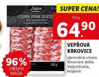 Lidl Vepřová krkovice, 100 g nabídka