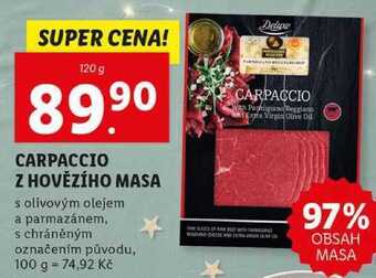 Lidl Carpaccio z hovězího masa, 120 g nabídka