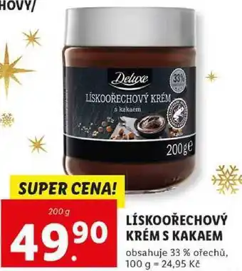 Lidl Lískoořechový krém s kakaem, 200 g nabídka