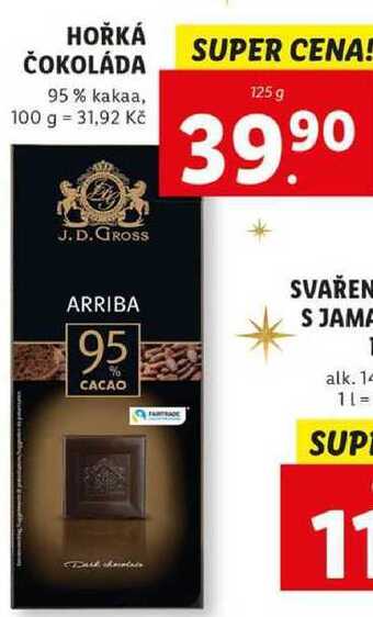 Lidl Hořká čokoláda, 125 g nabídka