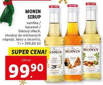 Lidl Monin sirup, 250 ml nabídka