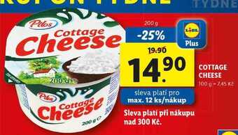 Lidl Cottage cheese, 200 g nabídka