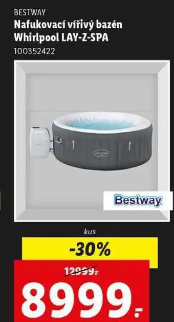 Lidl Nafukovací vířivý bazén whirlpool lay-z-spa nabídka