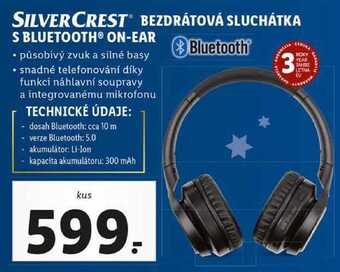 Bezdrátová sluchátka s bluetooth® on-ear