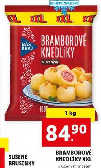 Lidl Bramborové knedlíky xxl, 1 kg nabídka