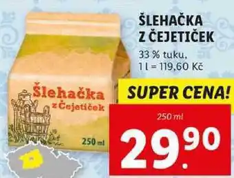 Lidl Šlehačka z čejetiček, 250 ml nabídka
