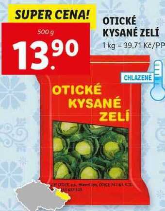 Lidl Otické kysané zelí, 500 g nabídka