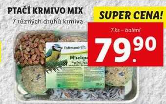 Ptačí krmivo mix, 7 ks