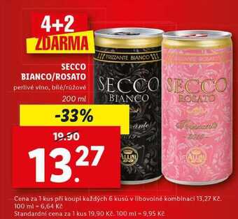 Lidl Secco bianco/rosato, 200 ml nabídka