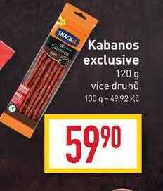 Billa Kabanos exclusive 120 g nabídka