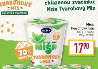 Billa Míša tvarohový mls 130 g nabídka