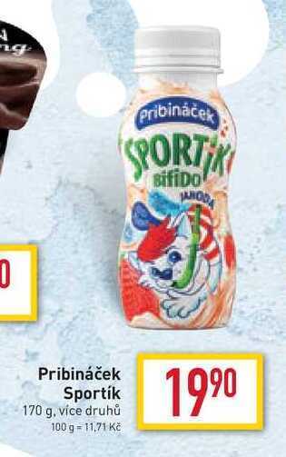 Billa Pribináček sportík 170 g nabídka