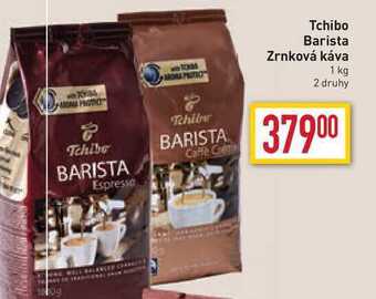 Billa Tchibo barista zrnková káva 1 kg nabídka