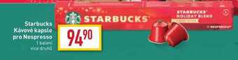Billa Starbucks kávové kapsle pro nespresso 1 balení nabídka
