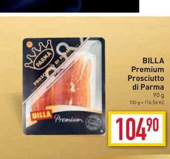 Billa Billa premium prosciutto di parma 90 g nabídka