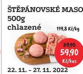RABBIT řeznictví Štěpánovské maso, 500 g nabídka