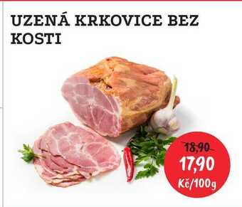 RABBIT řeznictví Uzená krkovice bez kosti, 100 g nabídka