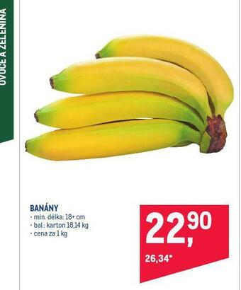 Makro Banány nabídka