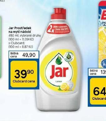 Tesco Jar prostředek na nádobí nabídka