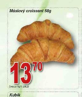 Lidl Máslový croissant nabídka