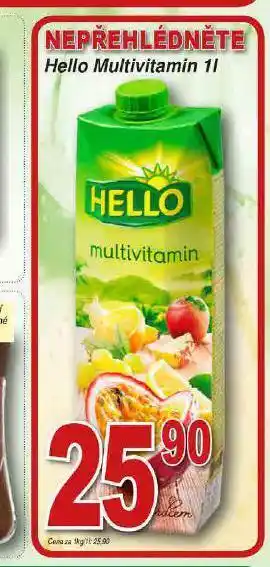 Lidl Hello multivitamin nabídka